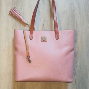 Dooney and Bourke Pebble Grain Tote Lavender